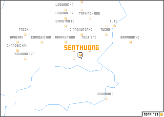 map of Sen Thương