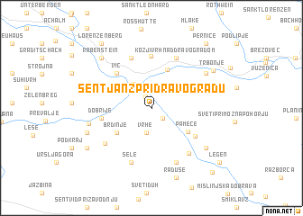 map of Šentjanž pri Dravogradu