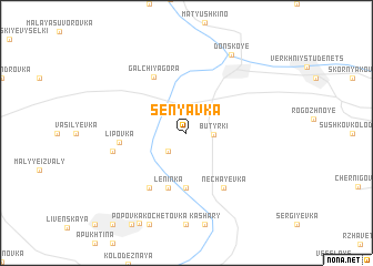 map of Senyavka