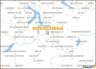 map of Seoane de Abajo