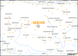 map of Seočina