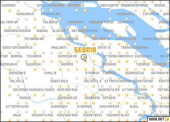 map of Seoria