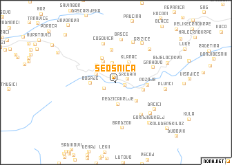 map of Seošnica