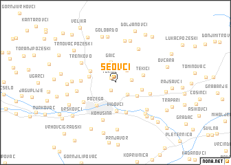 map of Šeovci