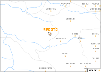 map of Sepatá