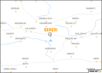 map of Sepeņi