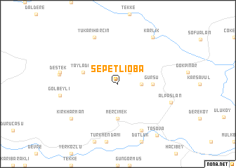 map of Sepetlioba