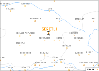 map of Sepetli