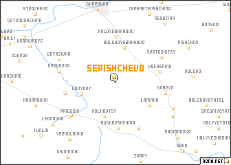 map of Sepishchevo