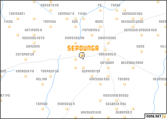 map of Sépounga