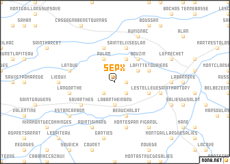 map of Sepx