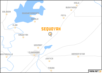 map of Sequoyah