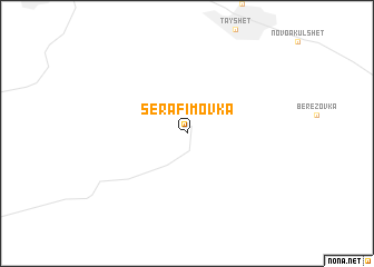 map of Serafimovka