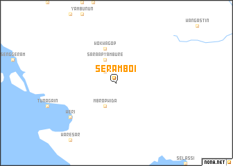 map of Seramboi