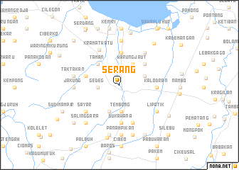 map of Serang