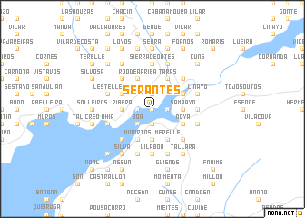 map of Serantes