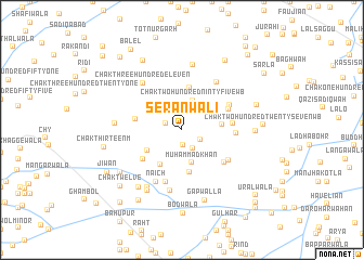 map of Serānwāli