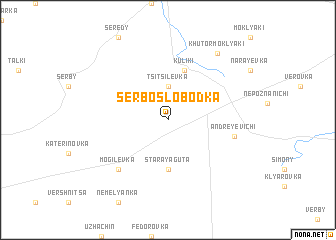 map of Serbo-Slobodka