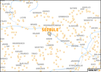 map of Šerbule