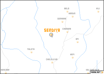 map of Serdīya