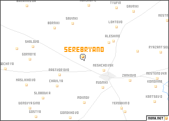 map of Serebryano