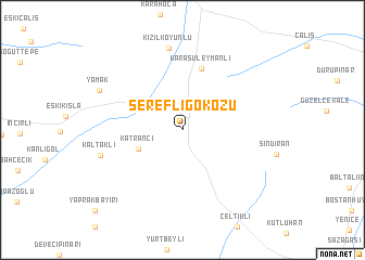 map of Şerefligöközü