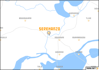 map of Sérémanzo