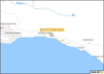 map of Serena Park