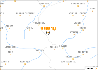 map of Serenli