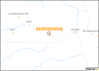 map of Sereno Spring