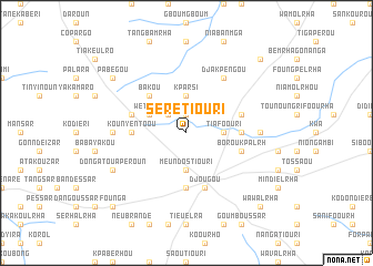 map of Sérètiouri