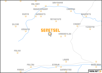 map of Seretselʼ