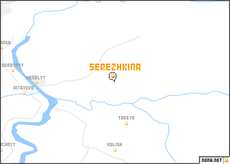 map of Serëzhkina