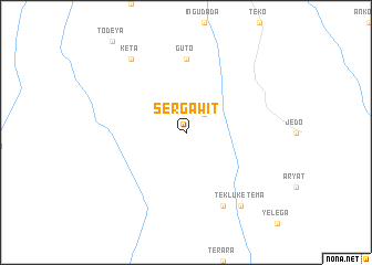 map of Sergawīt