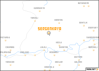 map of Sergenkaya