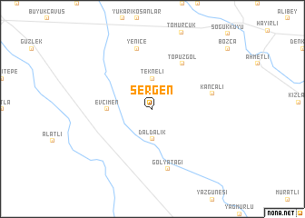 map of Sergen