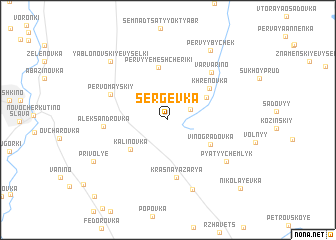 map of Sergëvka