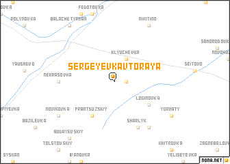 map of Sergeyevka Vtoraya