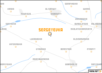 map of Sergeyevka