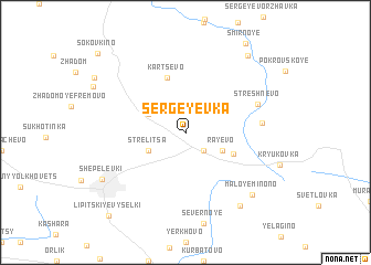 map of Sergeyevka