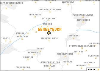 map of Sergeyevka