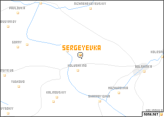 map of Sergeyevka