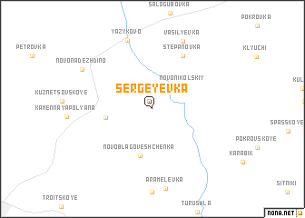 map of Sergeyevka