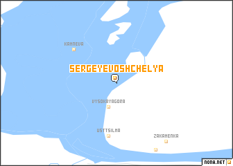 map of Sergeyevo-Shchel\