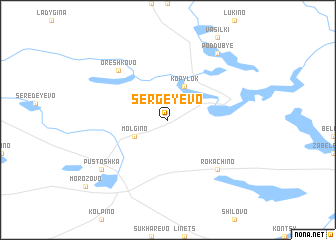map of Sergeyevo
