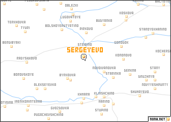 map of Sergeyevo