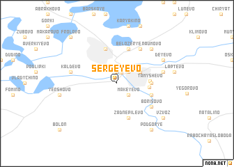 map of Sergeyevo