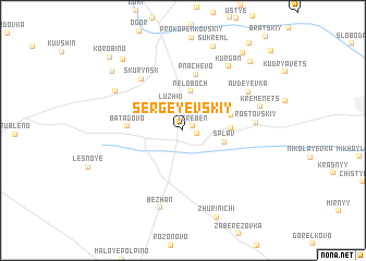 map of Sergeyevskiy