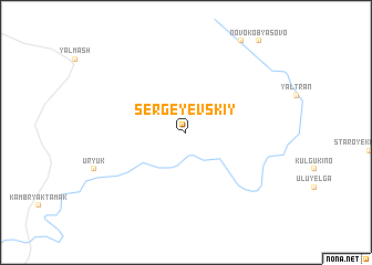 map of Sergeyevskiy