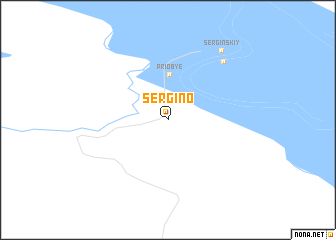 map of Sergino